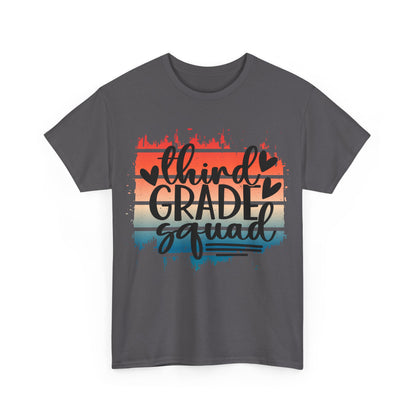 Third Grade Squad Teacher Team TShirt
