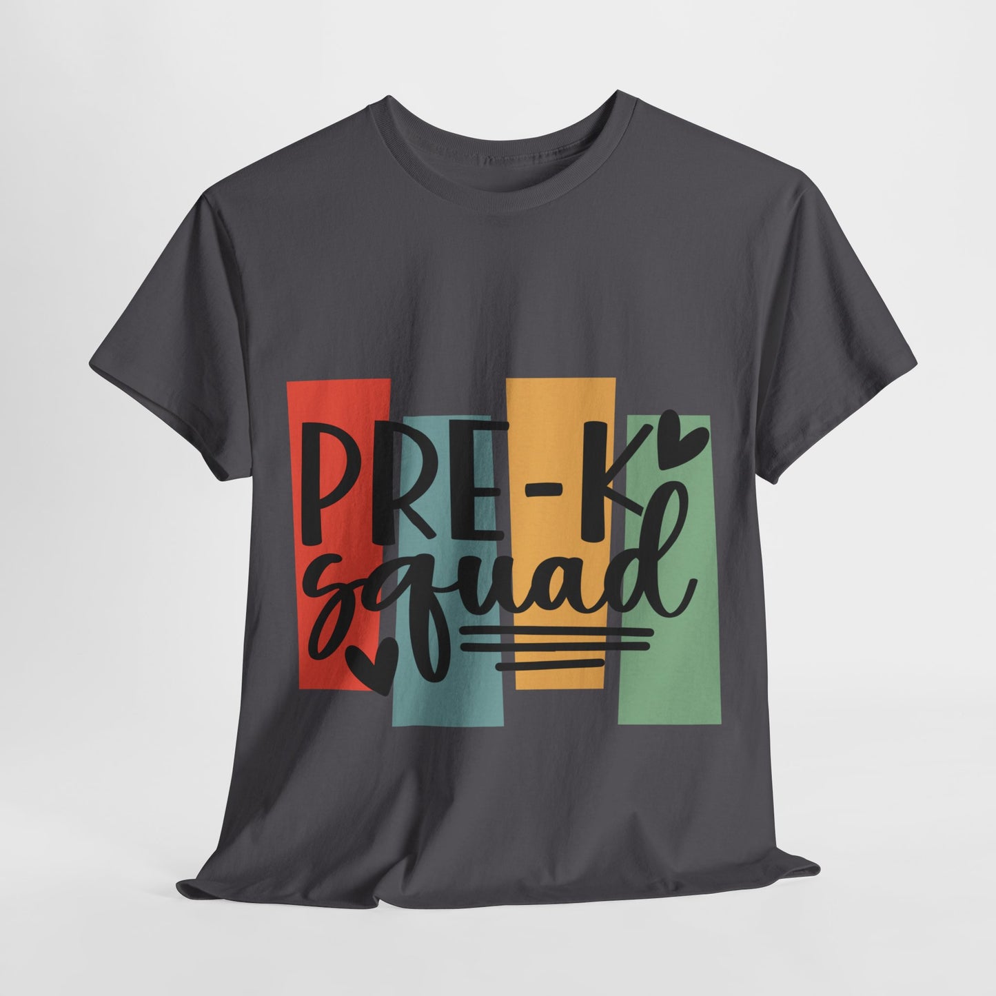 Retro Design Pre-K Squad Team School Shirt