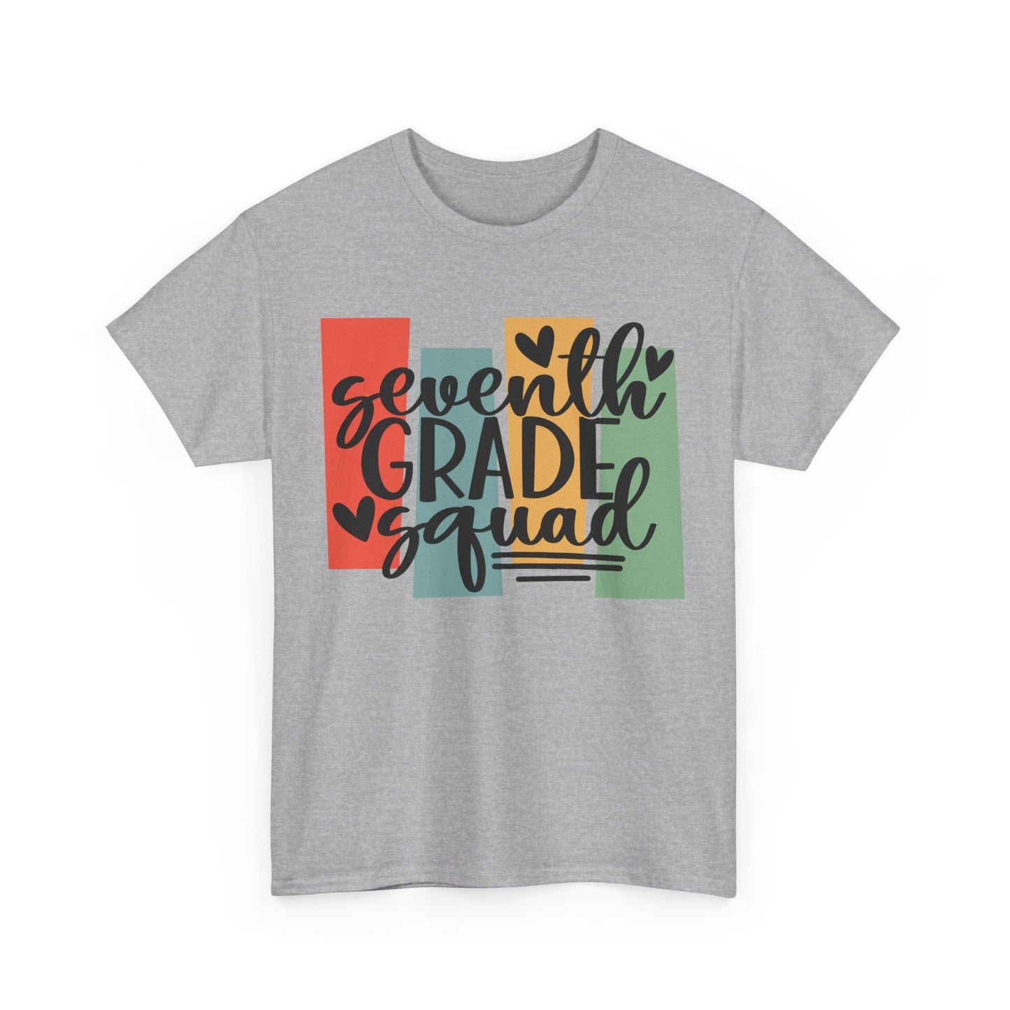 Boho Retro Seventh Grade Squad School TShirt