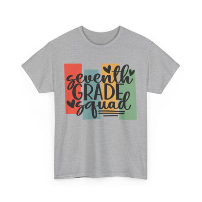 Boho Retro Seventh Grade Squad School TShirt
