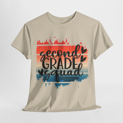 Retro Second Grade Squad Class TShirt
