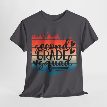 Retro Second Grade Squad Class TShirt