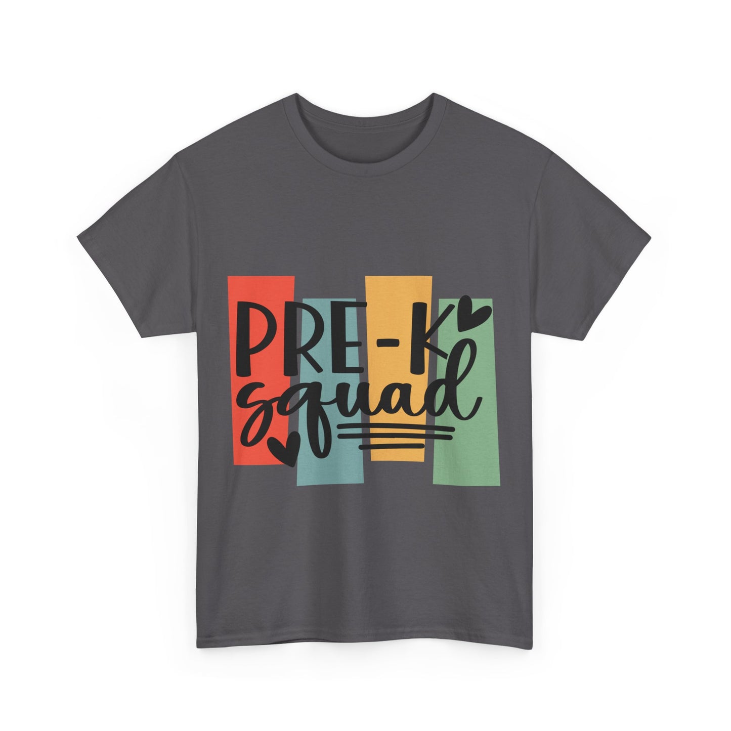 Retro Design Pre-K Squad Team School Shirt