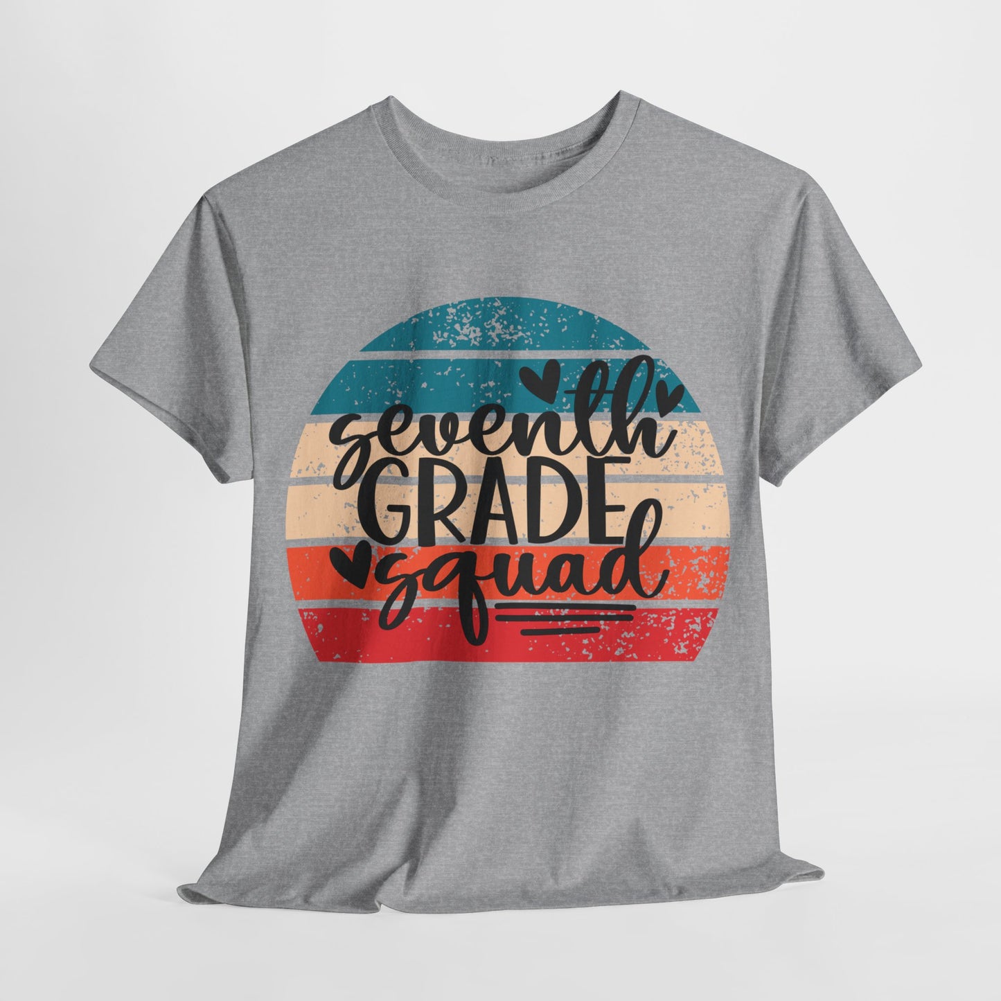 Retro Boho Seventh Grade Squad Classroom Team TShirt