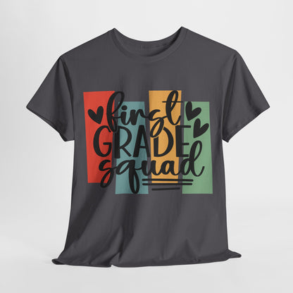 First Grade Classroom Retro Boho Design Squad TShirt