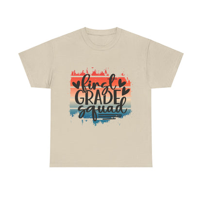 Boho Retro First Grade Squad Class TShirt