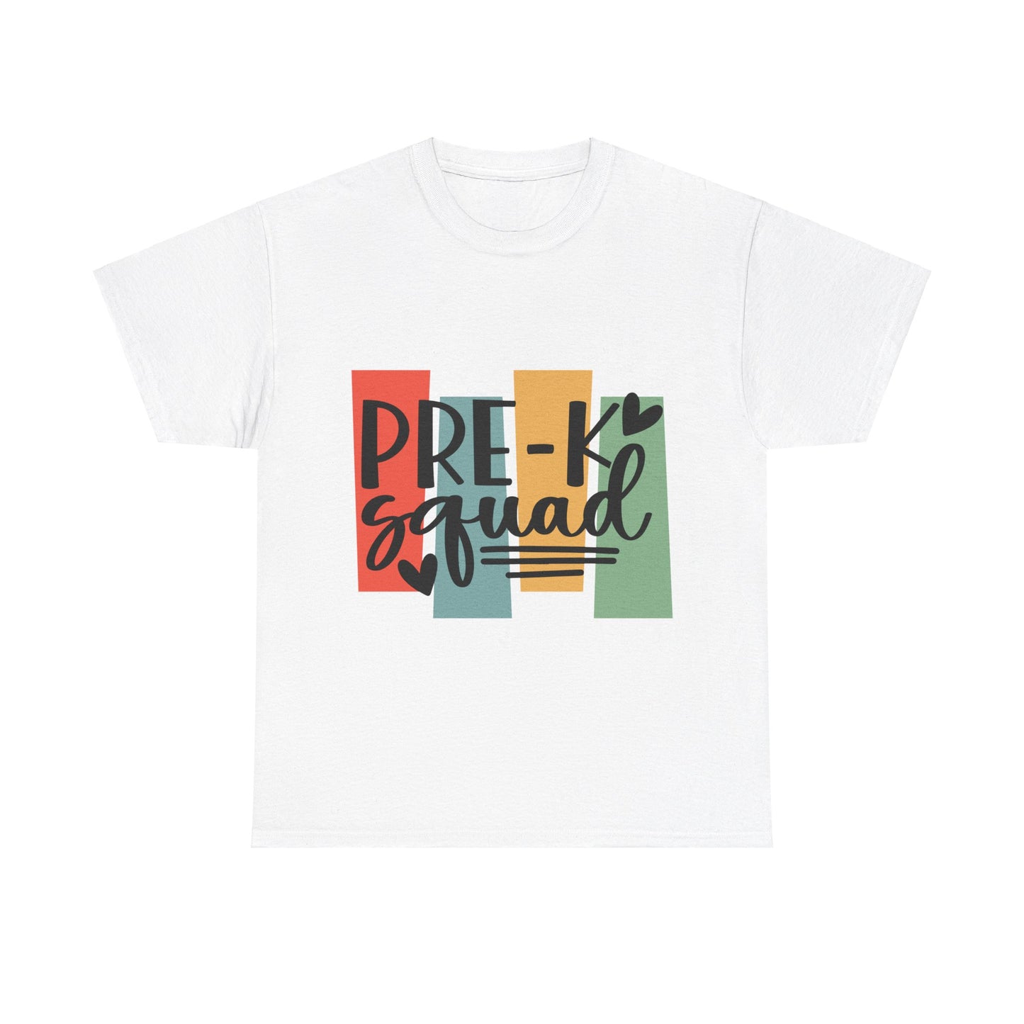 Retro Design Pre-K Squad Team School Shirt