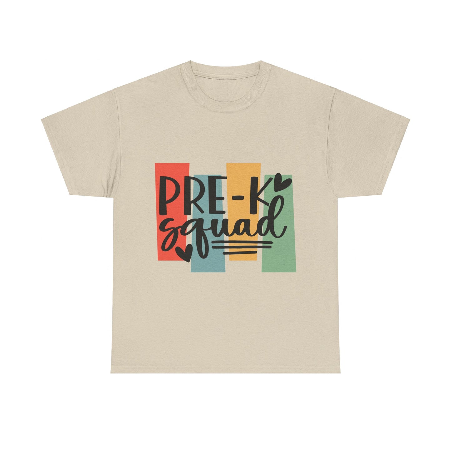 Retro Design Pre-K Squad Team School Shirt