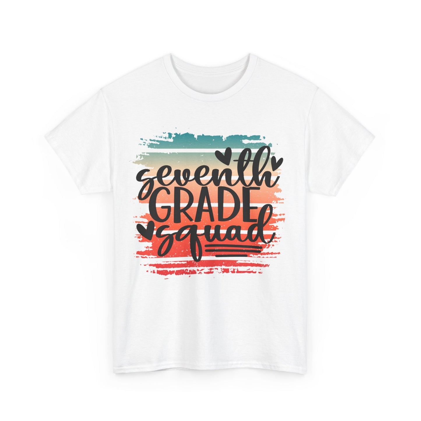 Boho Retro Seventh Grade Squad Class TShirt