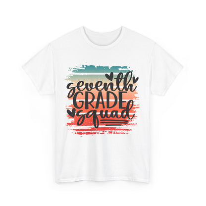 Boho Retro Seventh Grade Squad Class TShirt