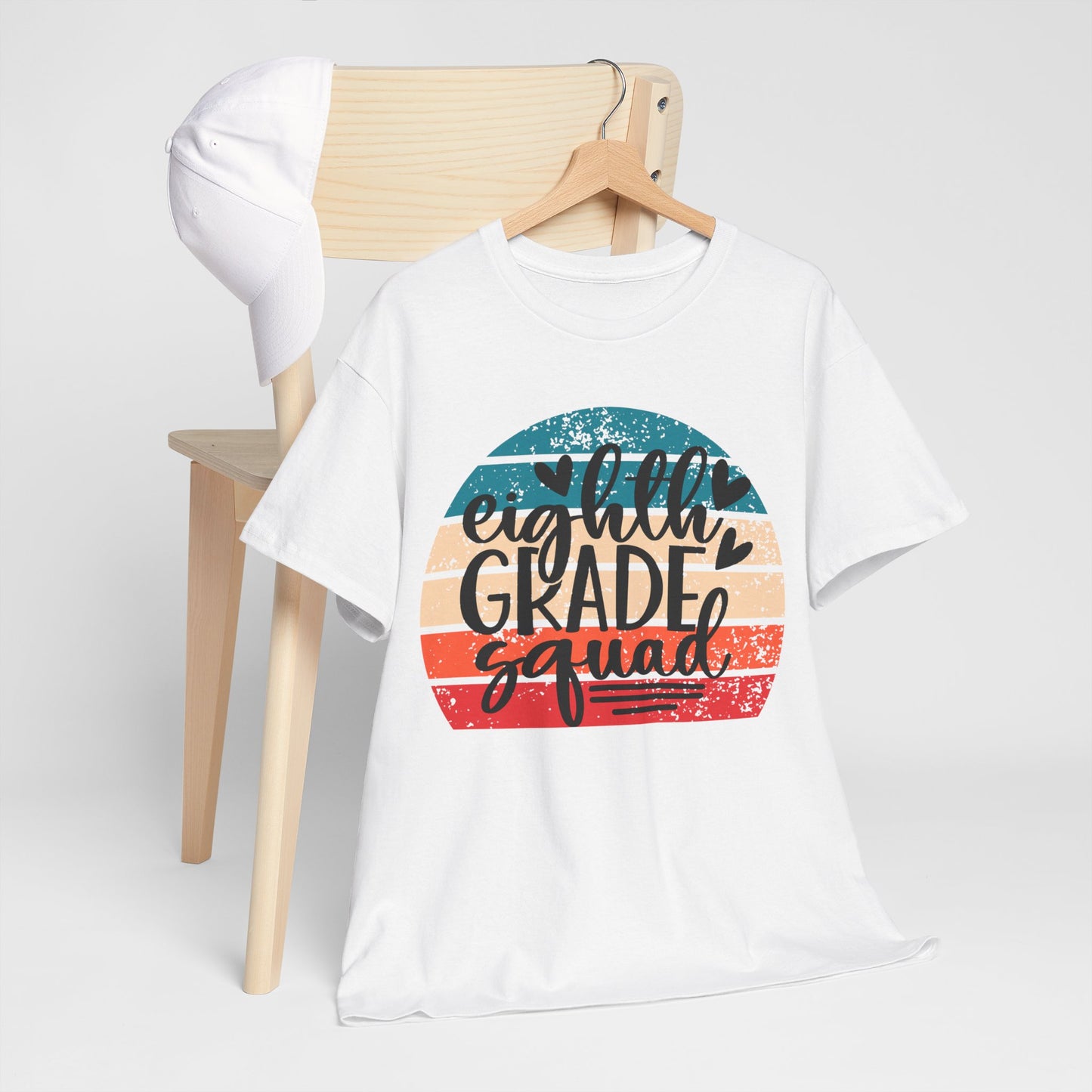 Boho Eighth Grade Squad Teacher Team Shirt