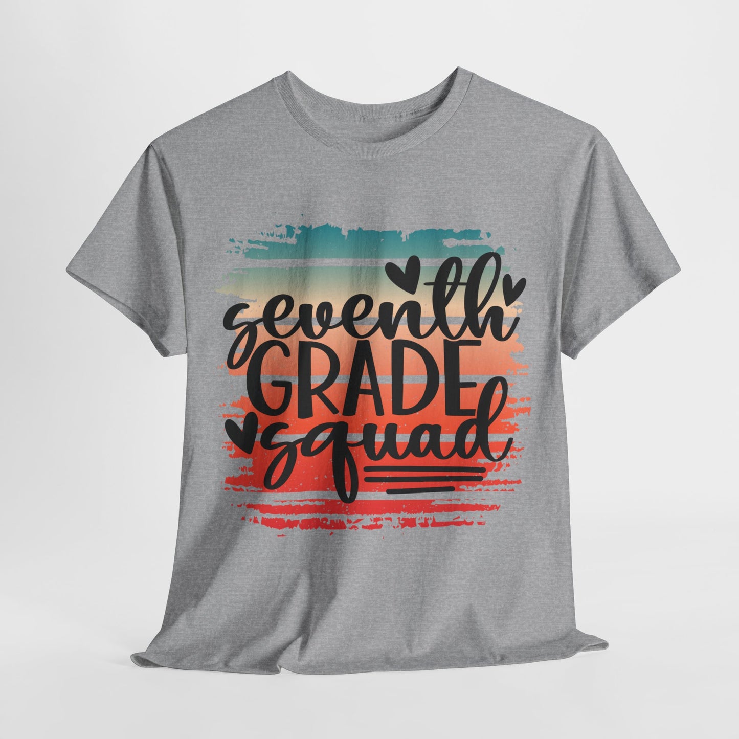 Boho Retro Seventh Grade Squad Class TShirt