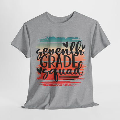 Boho Retro Seventh Grade Squad Class TShirt