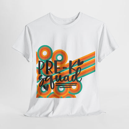 Retro Design Pre-K Squad School T-Shirt