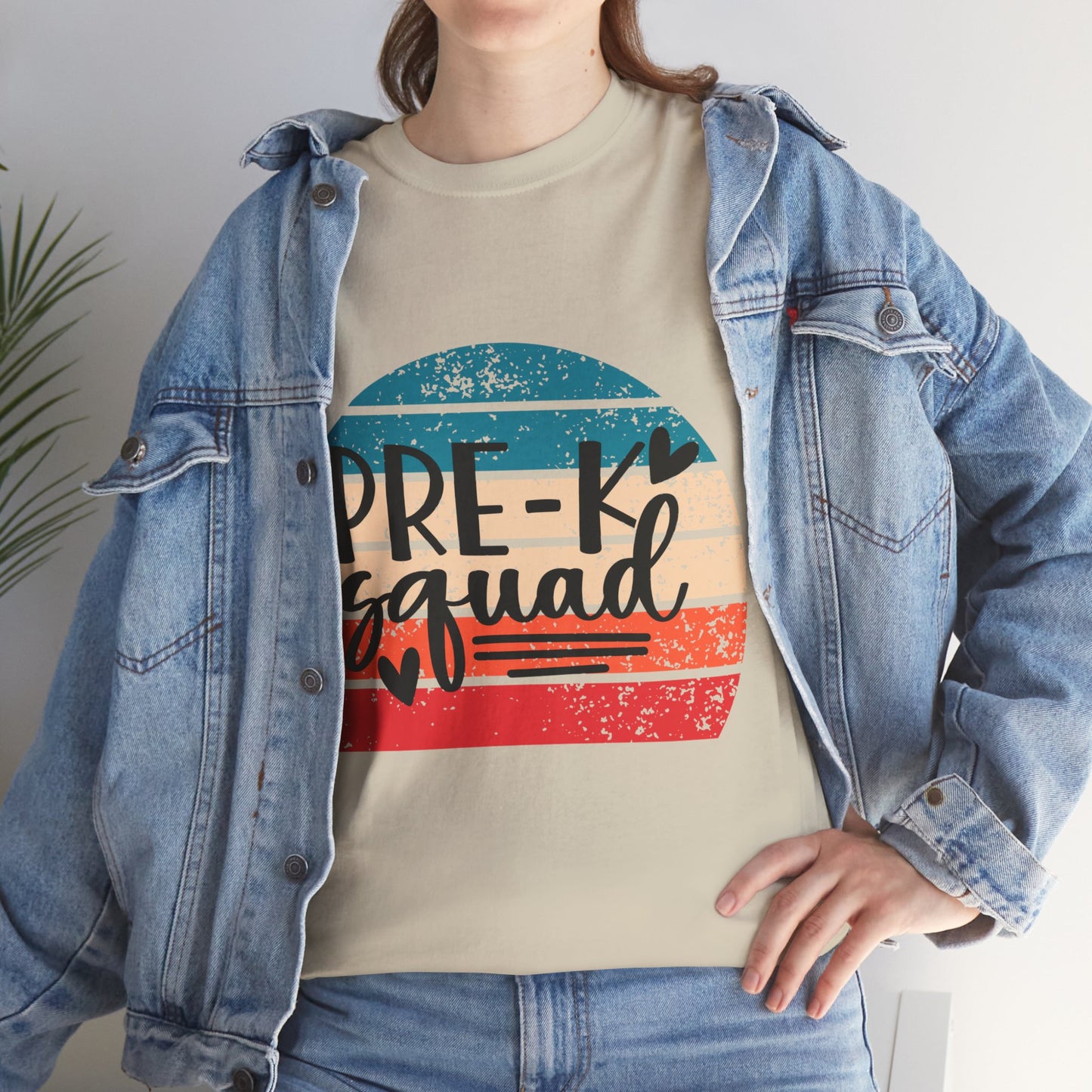 Pre-K Squad Grade School Retro Design Shirt