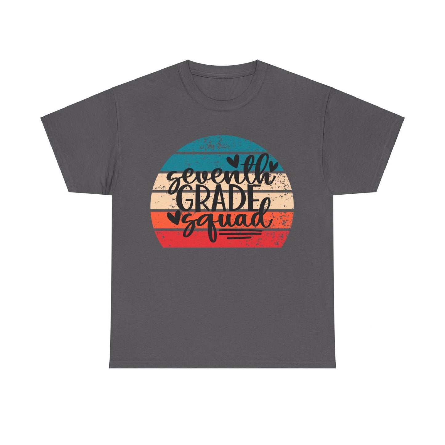 Retro Boho Seventh Grade Squad Classroom Team TShirt
