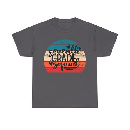 Retro Boho Seventh Grade Squad Classroom Team TShirt