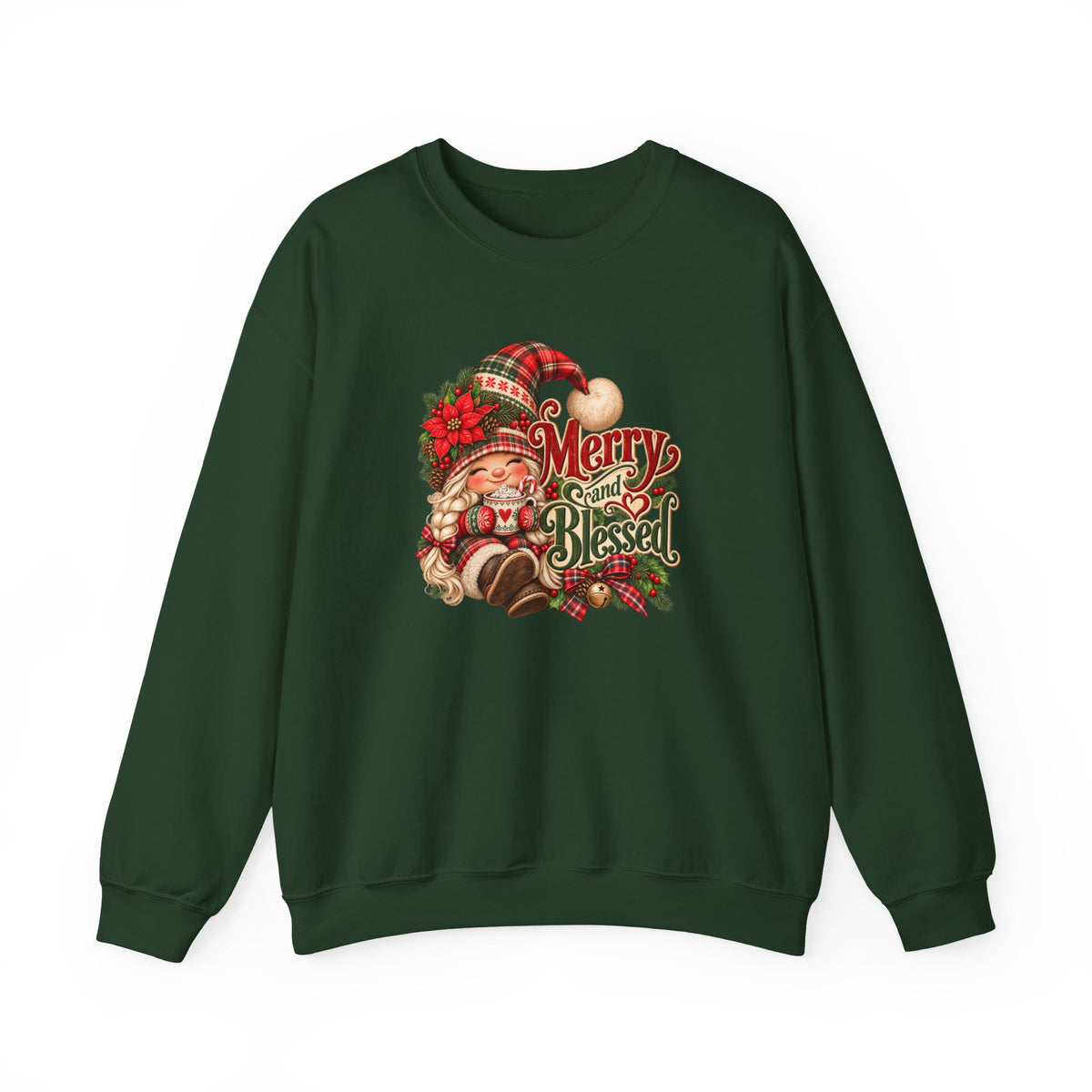 Merry and Blessed Christmas Gnome Sweatshirt