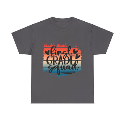 Boho Retro First Grade Squad Class TShirt