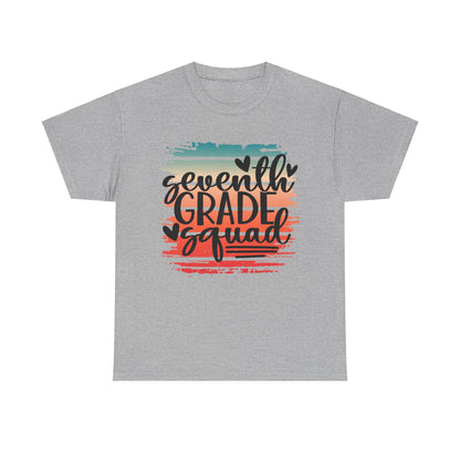 Boho Retro Seventh Grade Squad Class TShirt
