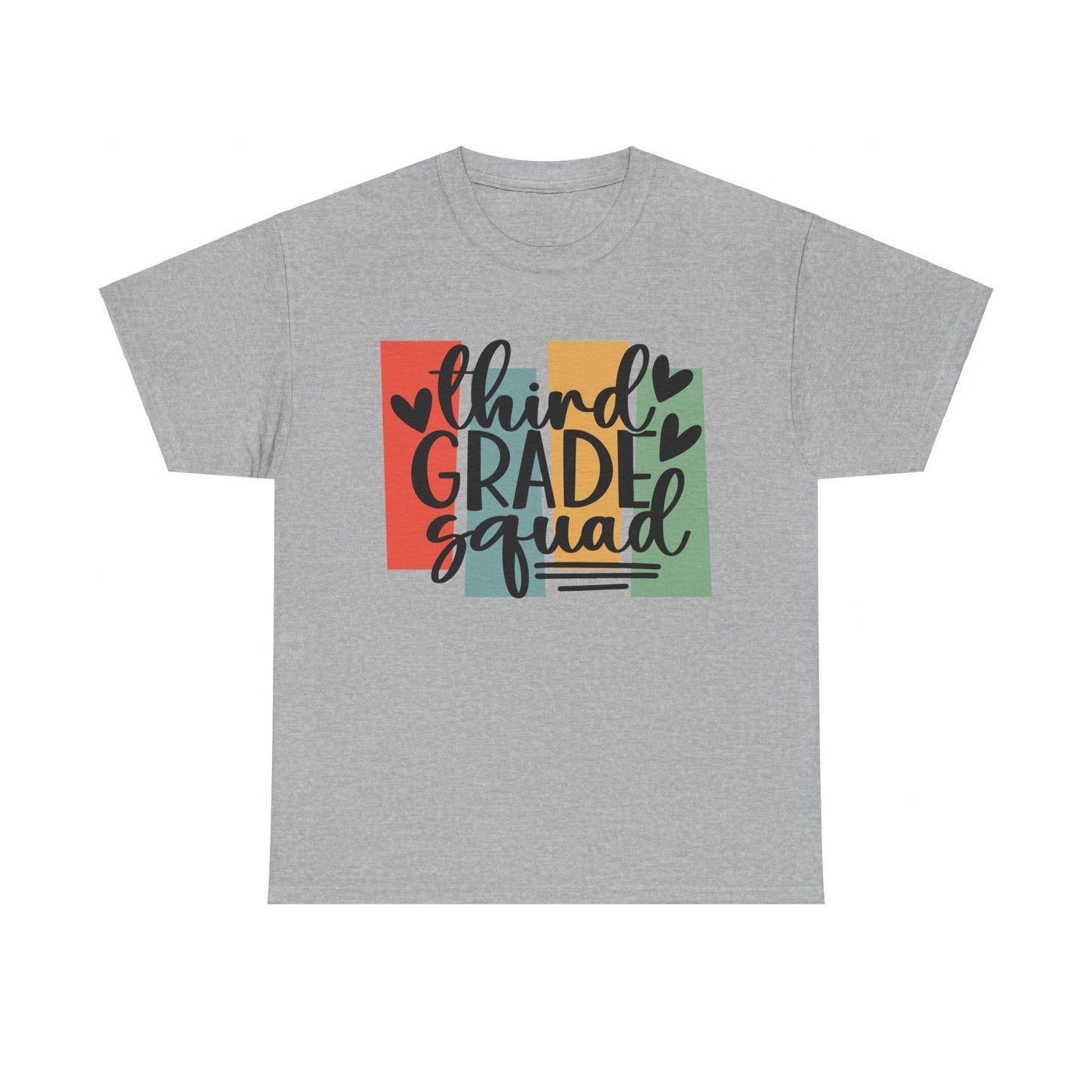 Retro Third Grade Squad Classroom Tshirt