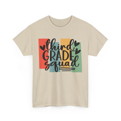 Retro Third Grade Squad Classroom Tshirt