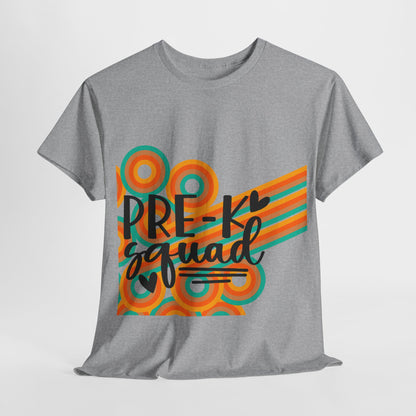 Retro Design Pre-K Squad School T-Shirt