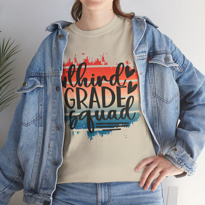 Third Grade Squad Teacher Team TShirt