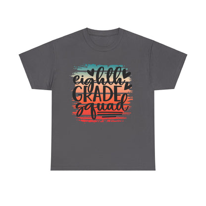 Eighth Grade Squad Boho Retro Design Class TShirt