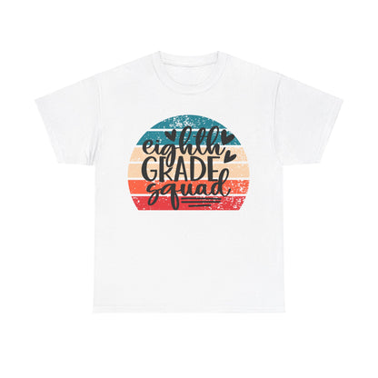 Boho Eighth Grade Squad Teacher Team Shirt