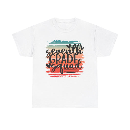 Boho Retro Seventh Grade Squad Class TShirt
