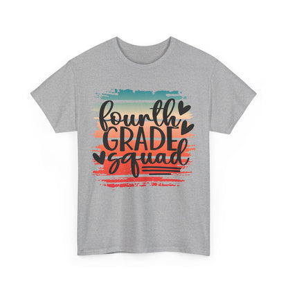 Retro Vintage Styled Fourth Grade Team Shirts