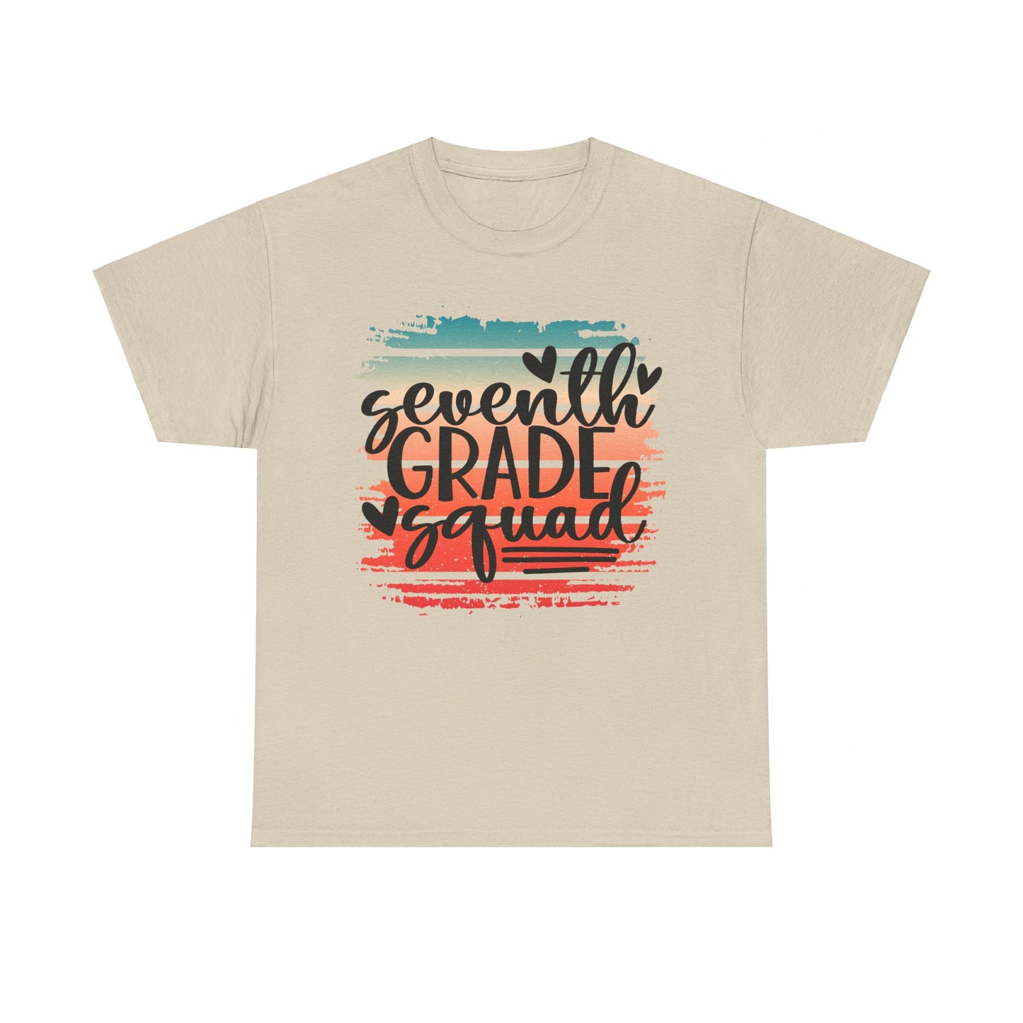 Boho Retro Seventh Grade Squad Class TShirt