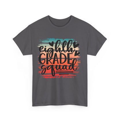 Eighth Grade Squad Boho Retro Design Class TShirt
