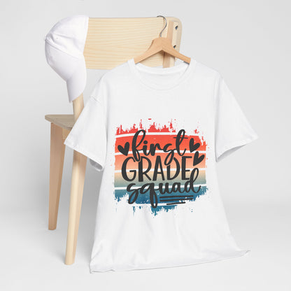 Boho Retro First Grade Squad Class TShirt