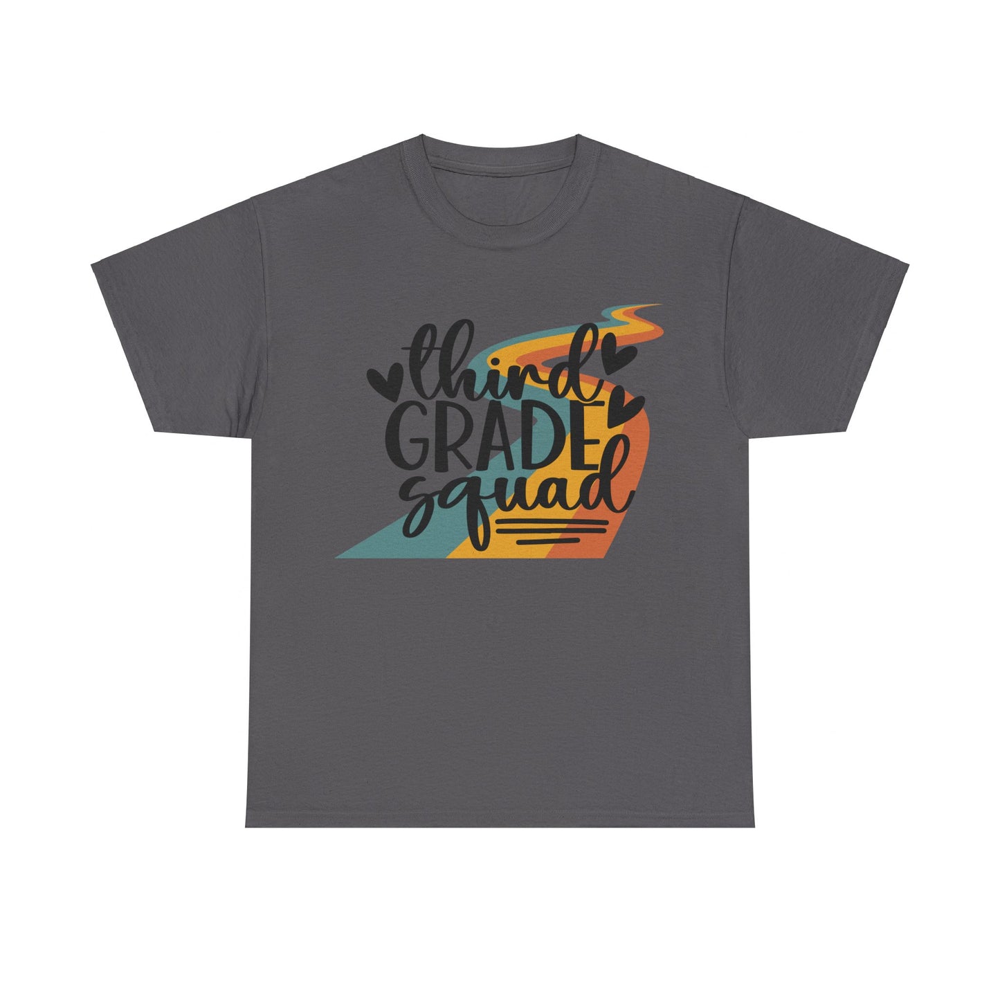 Third Grade Retro Squad Design Tshirt