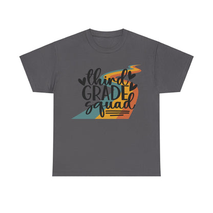 Third Grade Retro Squad Design Tshirt