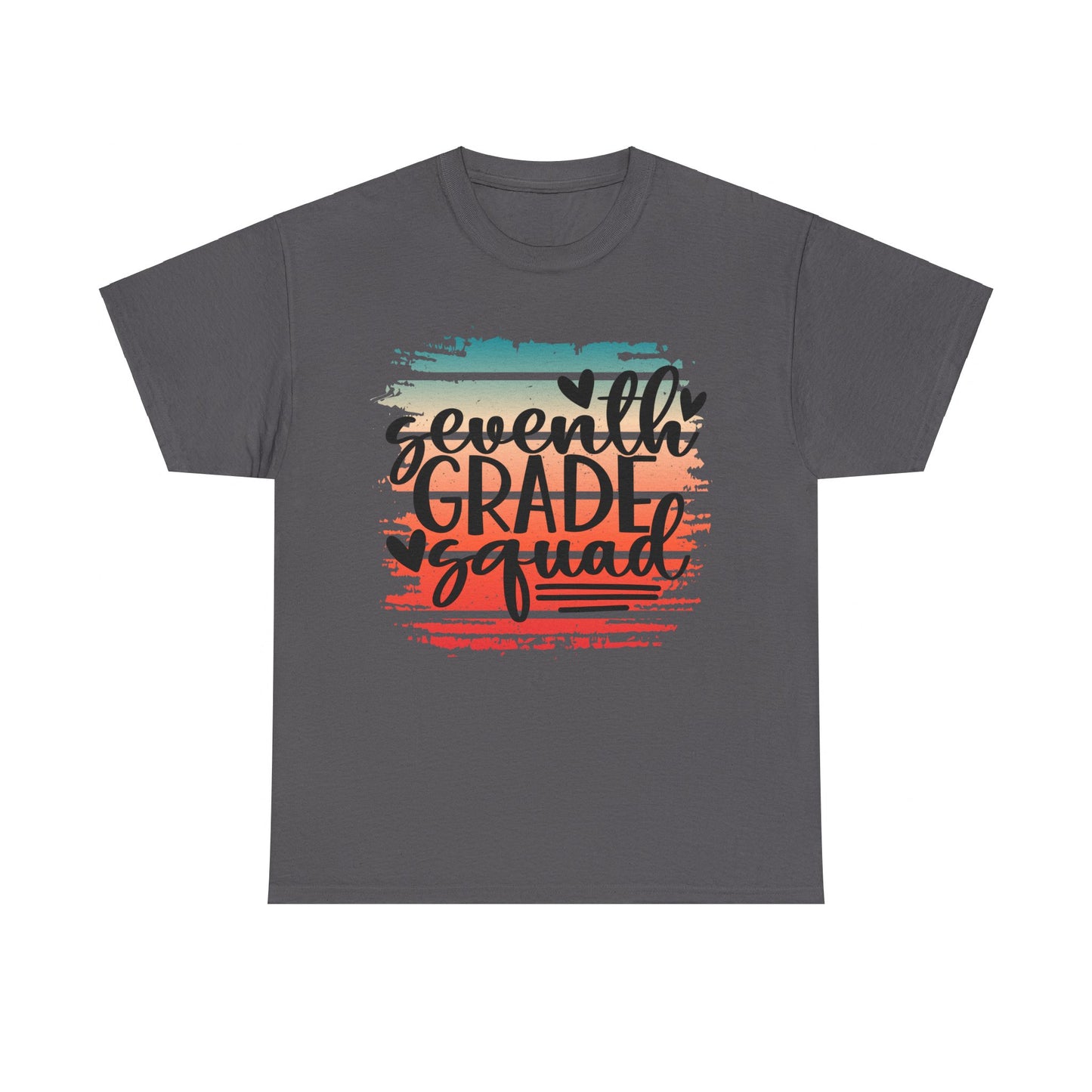 Boho Retro Seventh Grade Squad Class TShirt