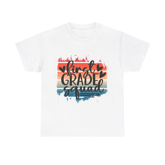 Boho Retro First Grade Squad Class TShirt