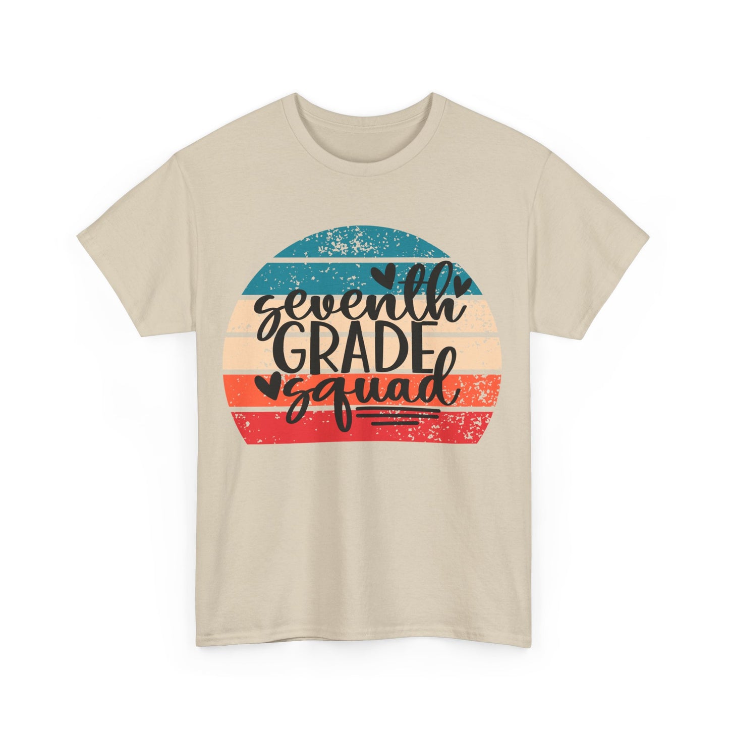 Retro Boho Seventh Grade Squad Classroom Team TShirt