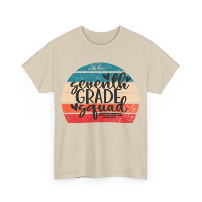 Retro Boho Seventh Grade Squad Classroom Team TShirt