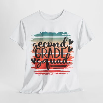 Second Grade Squad Team Teacher Shirt