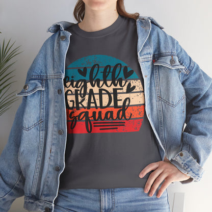 Boho Eighth Grade Squad Teacher Team Shirt