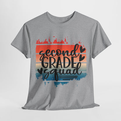 Retro Second Grade Squad Class TShirt