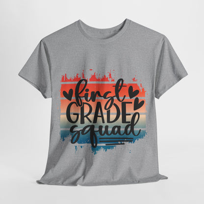 Boho Retro First Grade Squad Class TShirt