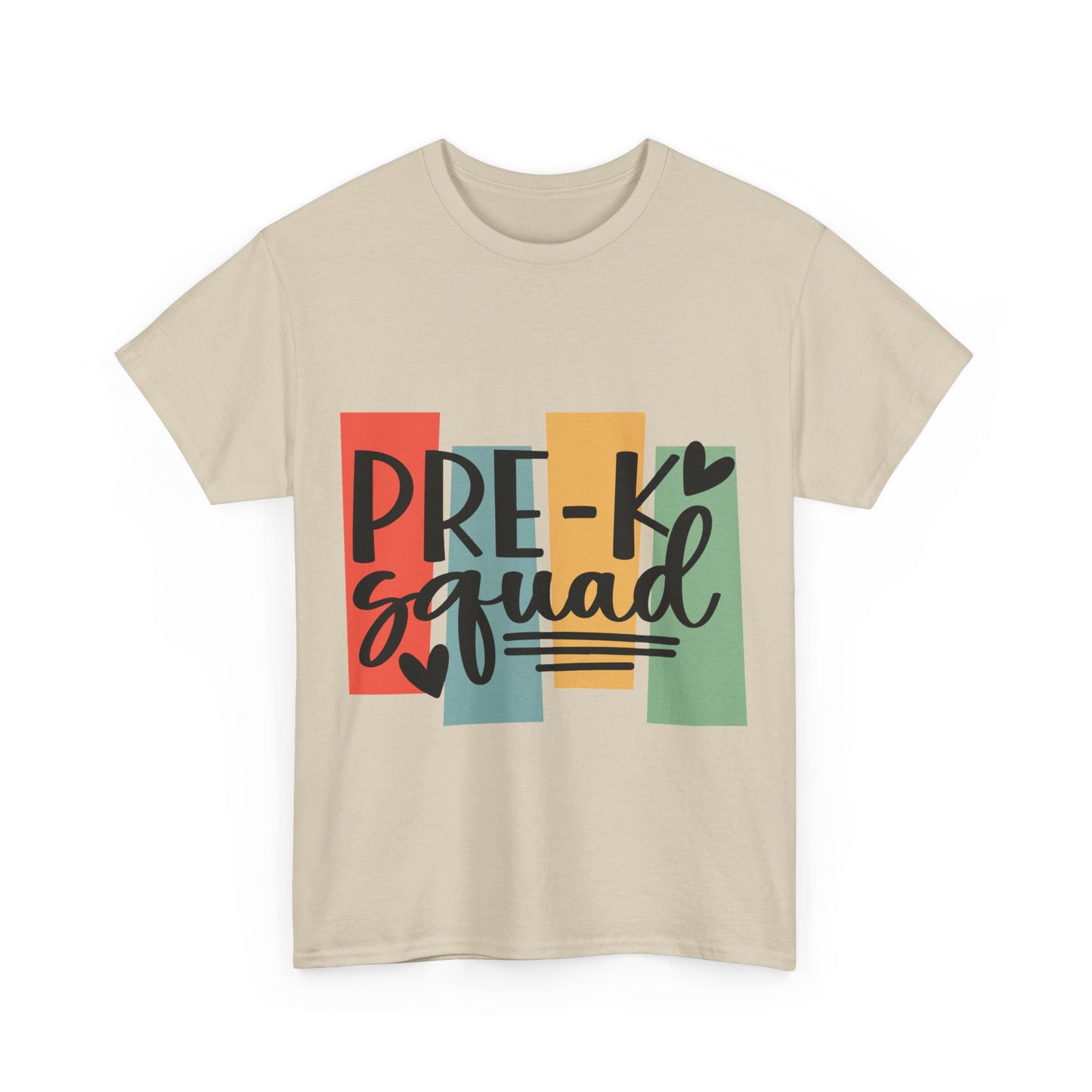 Retro Design Pre-K Squad Team School Shirt