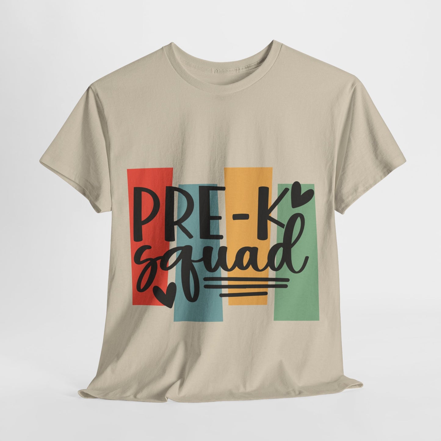 Retro Design Pre-K Squad Team School Shirt
