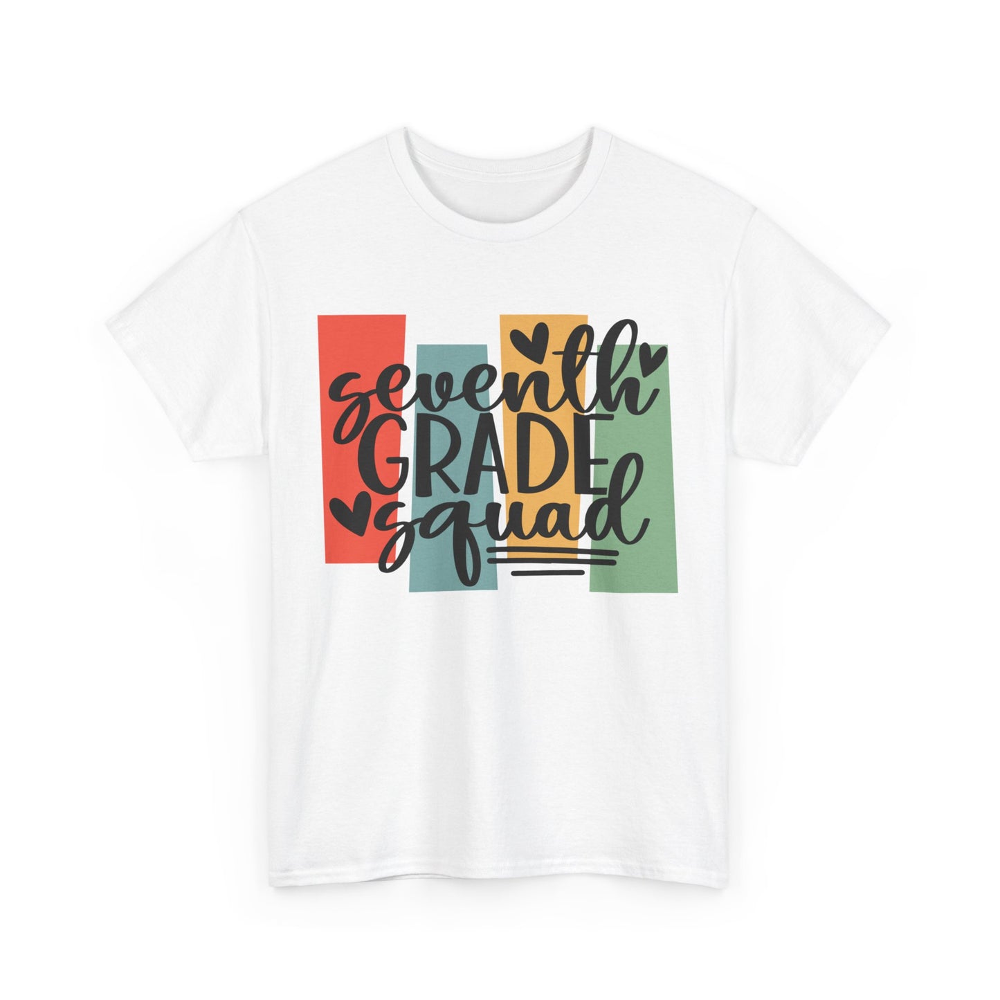 Boho Retro Seventh Grade Squad School TShirt