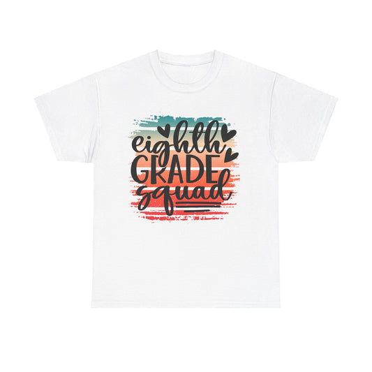 Eighth Grade Squad Boho Retro Design Class TShirt