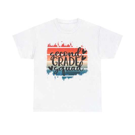 Retro Second Grade Squad Class TShirt